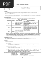 Sealant For Body: Nissan Engineering Standard