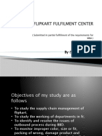 Study of Flipkart Fulfilment Center
