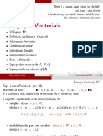 4-Espacos Vectoriais