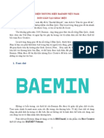Bộ nhận diện thương hiệu của baemin