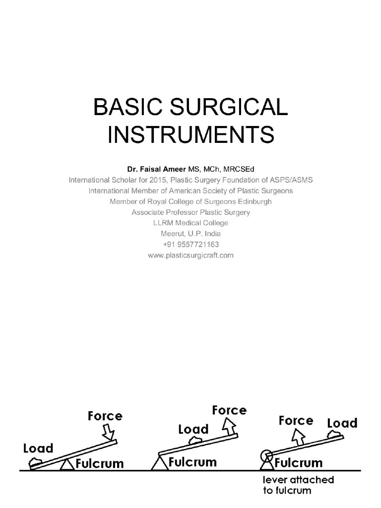 Basic Surgical Instruments PDF