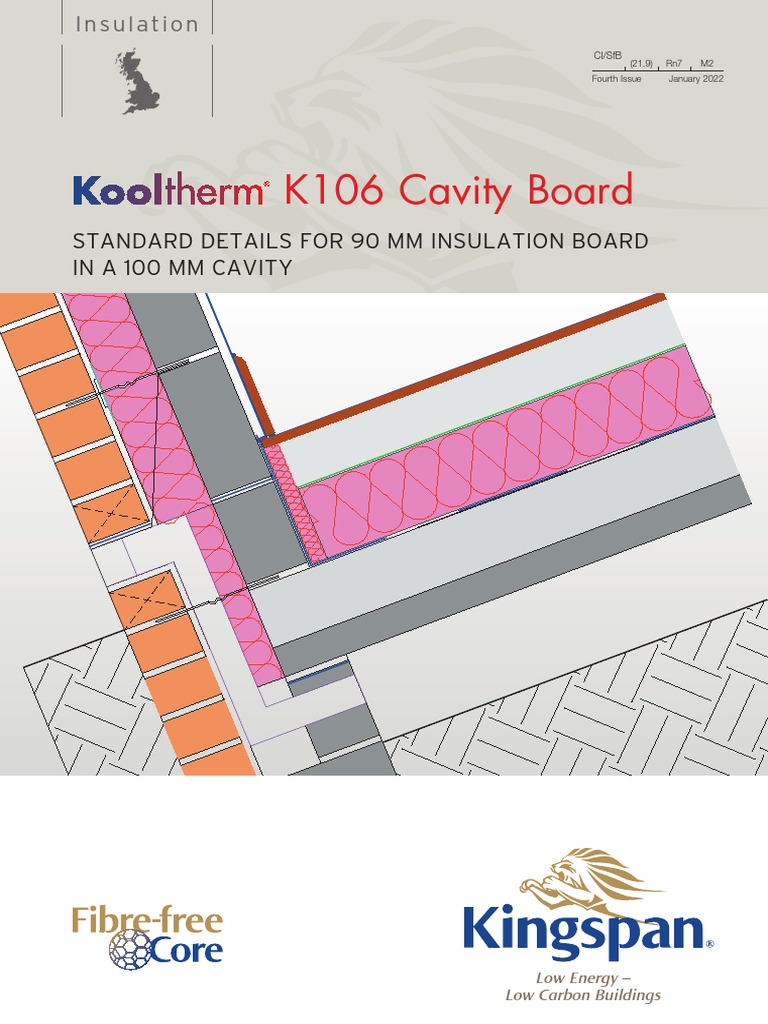 Kingspan Kooltherm k106 90mm Standard Details Brochure en GB v04 | PDF ...