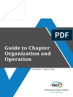 Guide To Chapter Organization and Operation