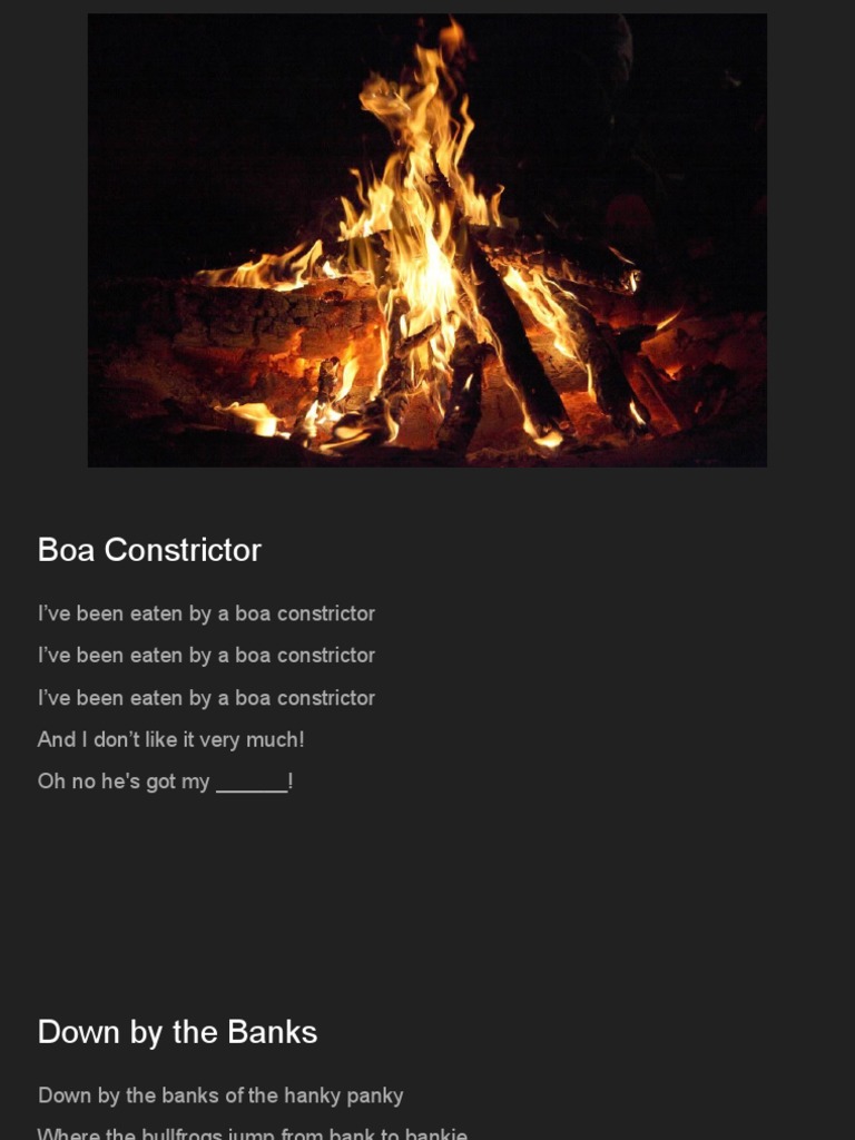 Campfire Songs | PDF