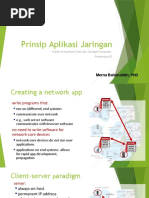Prinsip Aplikasi Jaringan: Merna Baharuddin, PHD