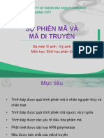 Sự Phiên Mã Và Mã Di Truyền