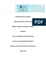 Act. 1 Investigación Turbinas de Vapor