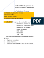 Costos Por Procesos y Transacciones Comerciales