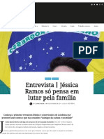 Entrevista丨Jéssica Ramos só pensa em lutar pela família - Esmeril