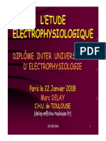 Explorations electrophysiologiques   M. Delay (Toulouse)