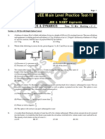 JEE Main Level Practice Test-10: For JEE & NEET Aspirants