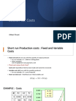 Session 18 Short Run Costs