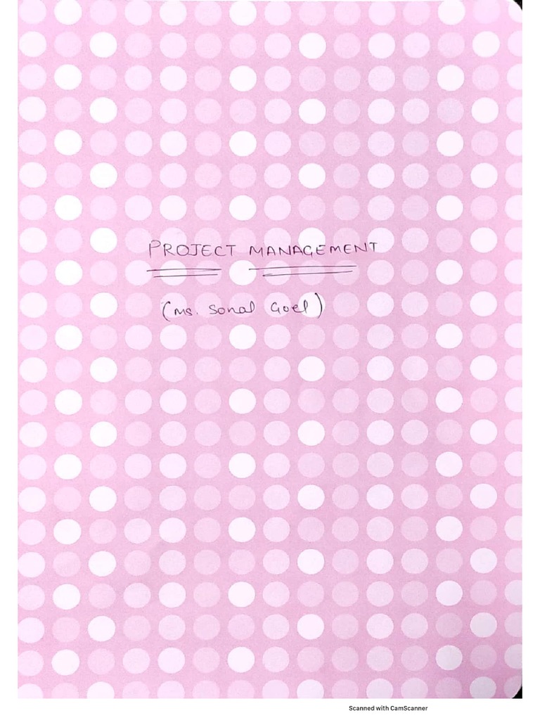 PM Notes | PDF