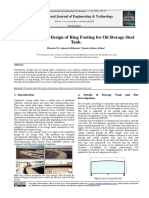 A Case Study On Design of Ring Footing For Oil Storage Steel Tank