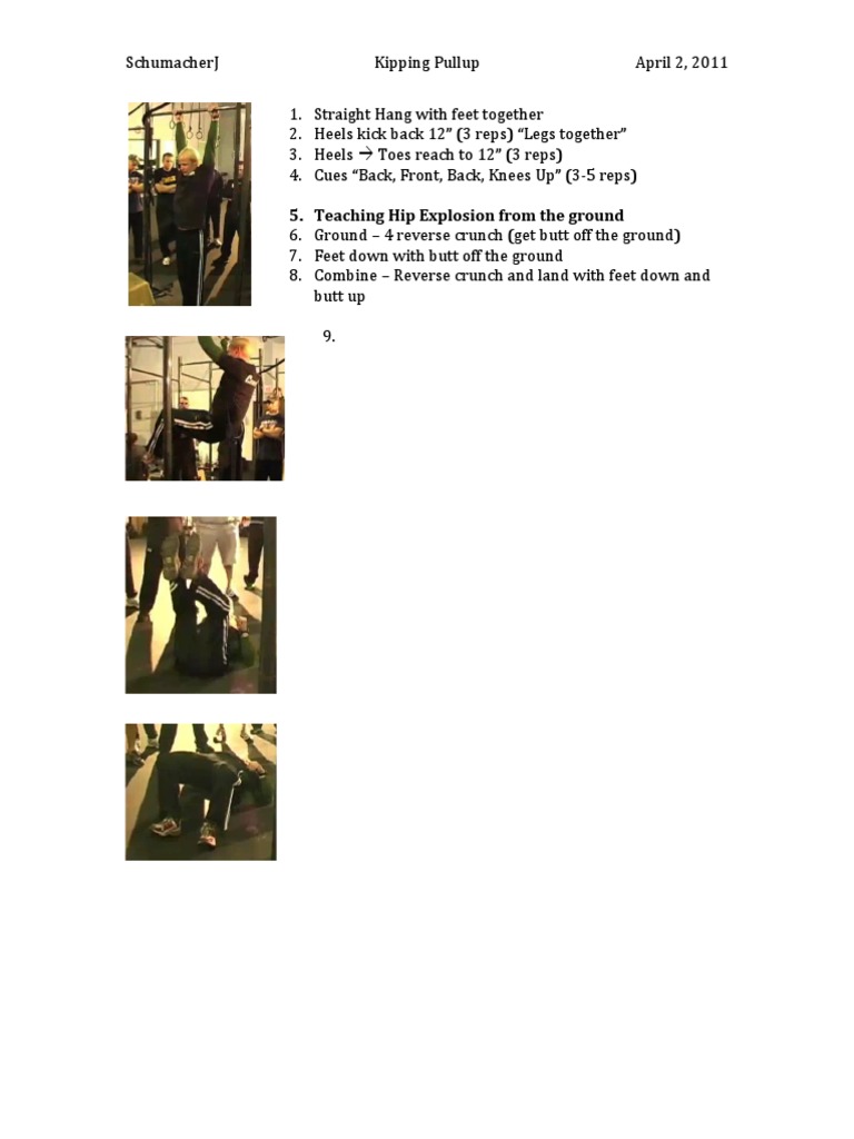 Teaching Kipping Pullup | PDF