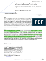 Evaluación de los impactos medioambientales de los proyectos