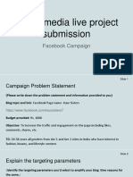 Social Media Live Project Submission: Facebook Campaign