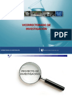 El Proyecto de Investigación