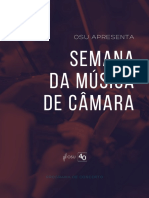 OSU - Ensemble de Metais OSU/ELM - Semana Da Música de Câmara (Programa de Concerto)