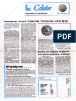 Historical Event Inspired Turkoman Coin Type: Miscellanea