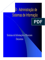 Administração de SI - Processos Decisorios