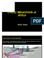 Cyclic Behaviour of Soils: Atilla Ansal