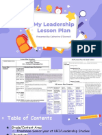 My Leadership Lesson Plan 1