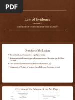 Lecture 5 (Judgments of Courts of Justice When Relevant Etc)