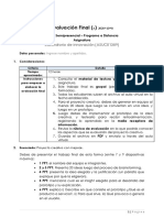 Evaluación Final - Prueba - Rubrica