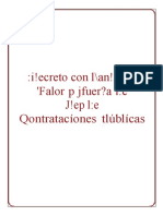 Ley de Contrataciones Públicas