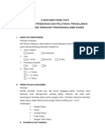 PENDIDIKAN DAN PENGALAMAN MENGAJAR