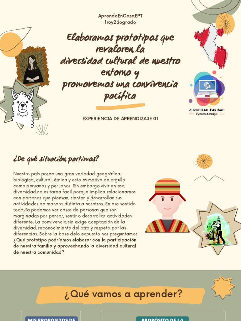 Prototipos para Valorar la Diversidad Cultural | PDF | Aprendizaje ...