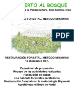 Restauración Forestal. Metodo Miyawaki