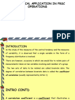 Statistical Application in FRSC Operations