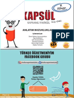 Kapsül 8. Sinif Anlatim Bozukluklari