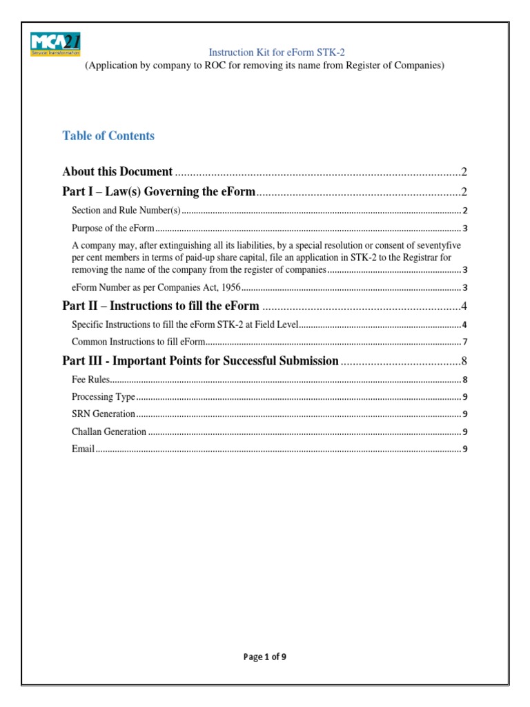 STK-2 Form Instruction Kit | PDF | Accountant | Securities (Finance)