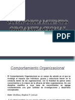 Origenes y Teorias del Comportamiento Organizacional