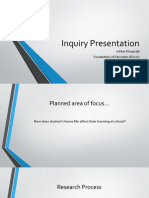 Inquiry Presentation