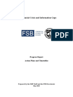 The Financial Crisis and Information Gaps: Progress Report Action Plans and Timetables