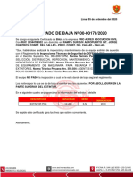 Certificado de Baja de Extintores #00178-Frio Aereo