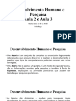 Teorias do Desenvolvimento Humano e Métodos de Pesquisa