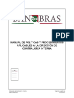 Manual de Politicas y Procedimientos Aplicables A La Direccion de Contraloria Interna 1