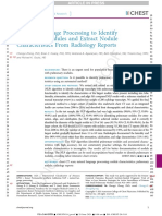 Natural Language Processing To Identify Pulmonary Nodules and Extract Nodule Characteristics From Radiology Reports