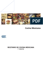 Recetario de cocina mexicana tradicional