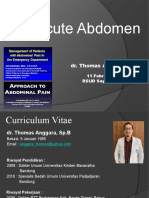 DR - Thomas Acute Abdomen