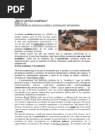 QUÉ ES UN TEXTO ACADÉMICO