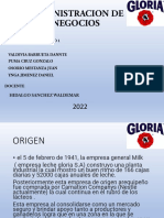 Administracion de Negocios Trabajo Gloria