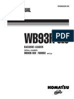 Shop Manual: Backhoe-Loader WB93R-5E0 F60003