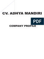 Company Profile Cv. Adhya Mandiri