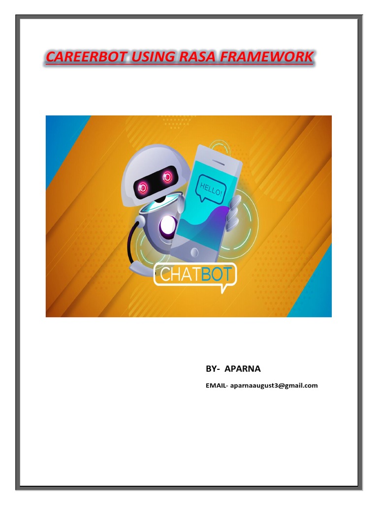 Chatbot Using Rasa Machine Learning Framework | PDF | Information ...